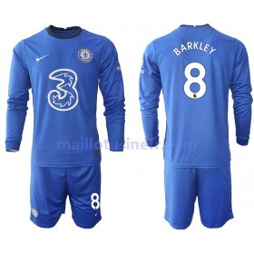 Maillot de Foot Chelsea Ross Barkley 8 Domicile 2020-21 Manches Longues - Enfant